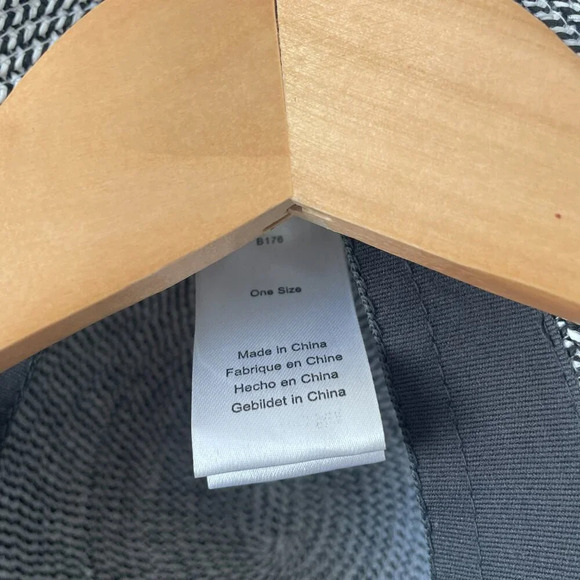 Betmar New York  Wide Brim Sun Hat White Black White Black - Picture 6 of 7